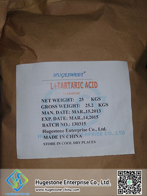 C4H6O6 Acido tartarico di base CAS 526-83-0 e conservazione normale con formula strutturale