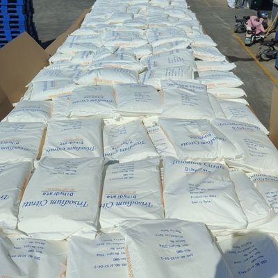Citrato di sodio di grado alimentare Formula molecolare C6H5Na3O7Na3C6H5O7