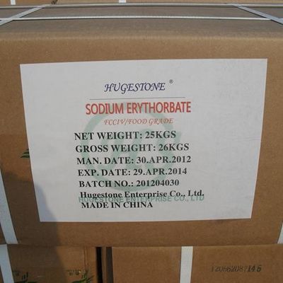 Erythorbate di sodio di grado alimentare C6H7NaO6 in materiale di imballaggio in carta