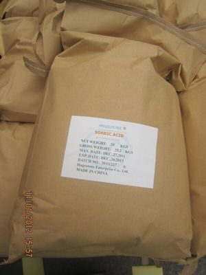 Acido sorbico alimentare C6H8O2 Antiseptico efficace CAS 110-44-1 per elevati standard