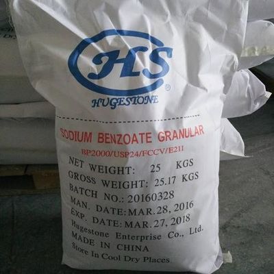 Benzoato di sodio di grado alimentare con formula molecolare C7h5nao2 e numero CAS 532-32-1