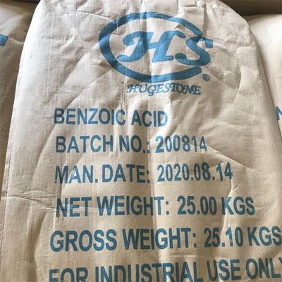 Acido benzoico ad alta purezza 99% FCCIV con formula molecolare C6H5COOH