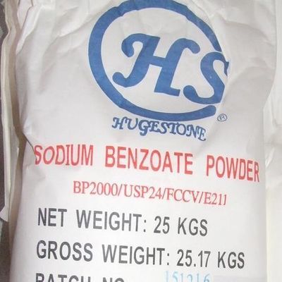 Conservanti alimentari Benzoato di sodio in polvere 99% EINECS 208-534-8 Risorsa