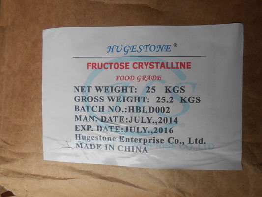 Grado alimentare Fructosio cristallino con formula molecolare C6H12O6 CAS n. 57-48-7
