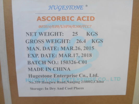 Antiossidante nutrizionale Vitamina C per alimenti BP/USP/EP/JP/FCC come valore nutrizionale