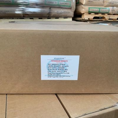 Grado alimentare C6H7KO2 Formula molecolare Sorbato di potassio in polvere per l'industria alimentare