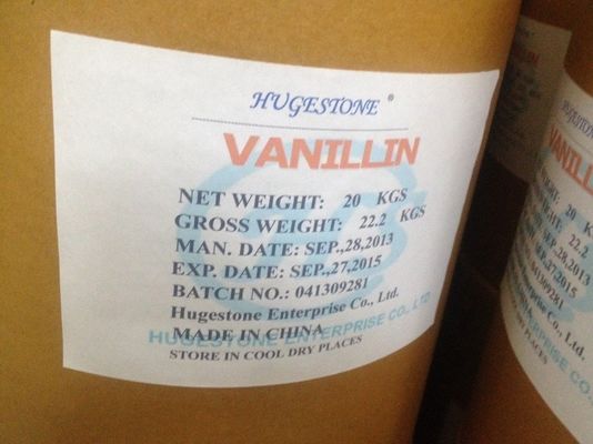 Vanillina per uso alimentare C8H8O3 CAS 121-33-5 Metodo di conservazione normale